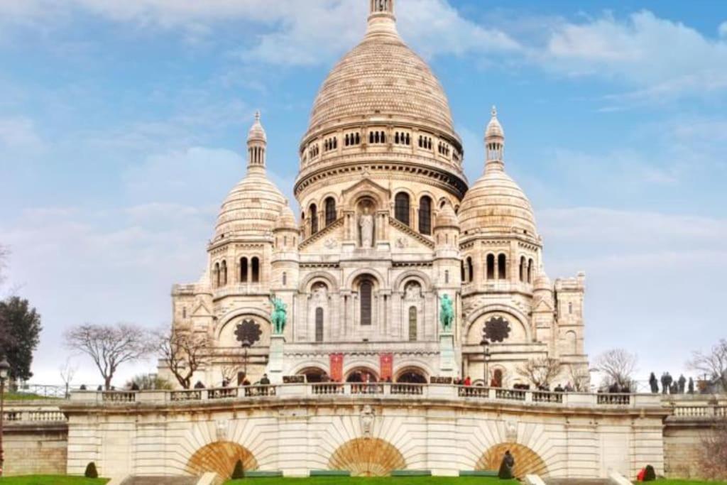 Paris Sacre Coeur Montmartre Et Tour Eiffel, 8 People, Apartment Екстериор снимка
