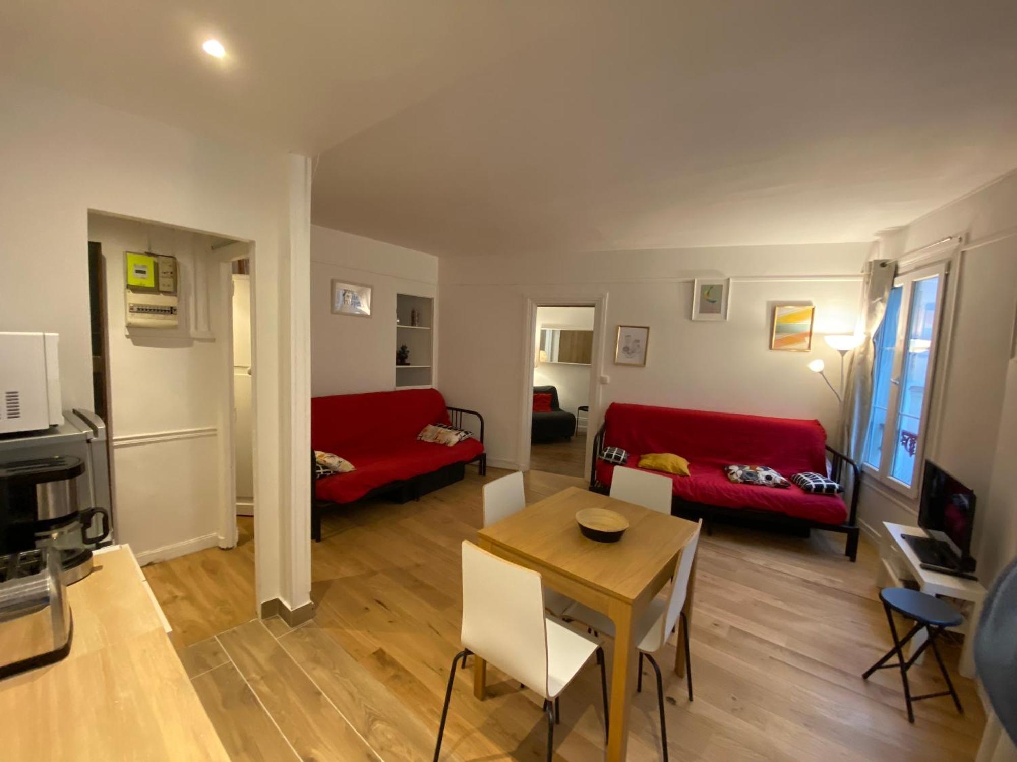 Paris Sacre Coeur Montmartre Et Tour Eiffel, 8 People, Apartment Екстериор снимка