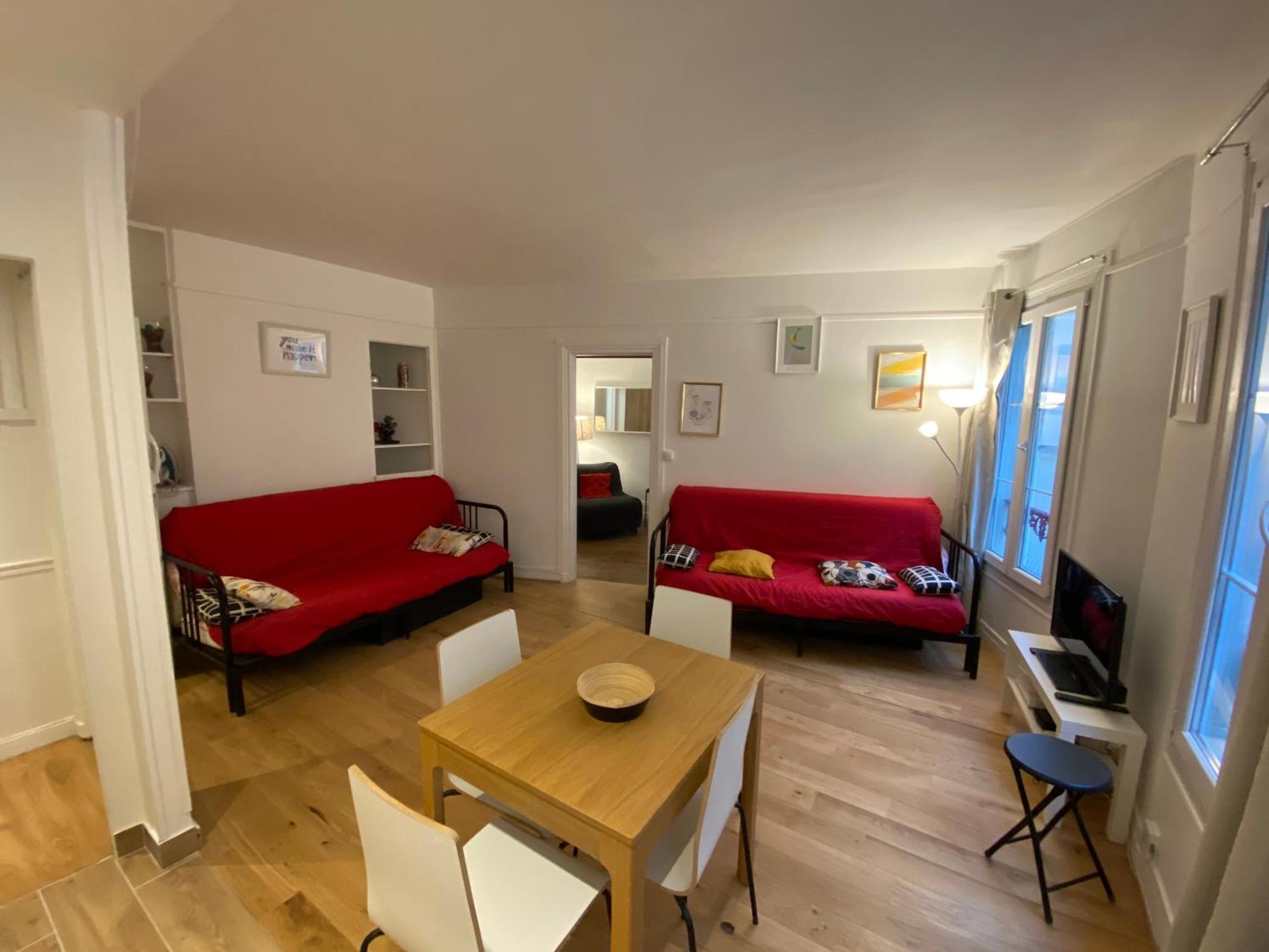 Paris Sacre Coeur Montmartre Et Tour Eiffel, 8 People, Apartment Екстериор снимка